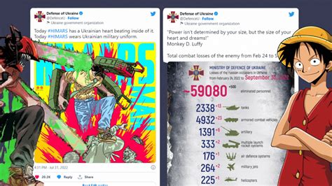 Ukraine Defence Ministry uses anime reference while highlighting .